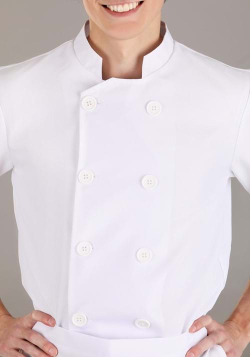 Men's Plus Size Disney and Pixar Alfredo Linguini Ratatouille Costume with Light Up Hat - US 0351