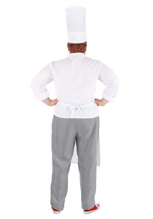 Men's Plus Size Disney and Pixar Alfredo Linguini Ratatouille Costume with Light Up Hat - US 0351