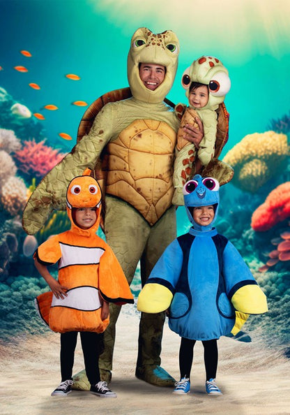 Men's Plus Size Disney and Pixar Finding Nemo Crush Costume - US 2835