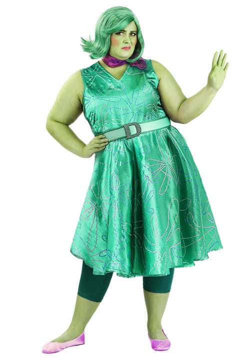 Plus Size Women's Disney and Pixar Inside Out Disgust Costume - US 3602