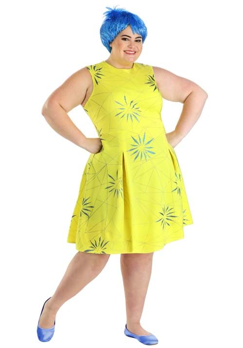 Women's Plus Size Disney and Pixar Inside Out Joy Costume - US 9981