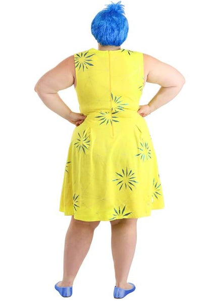 Women's Plus Size Disney and Pixar Inside Out Joy Costume - US 9981