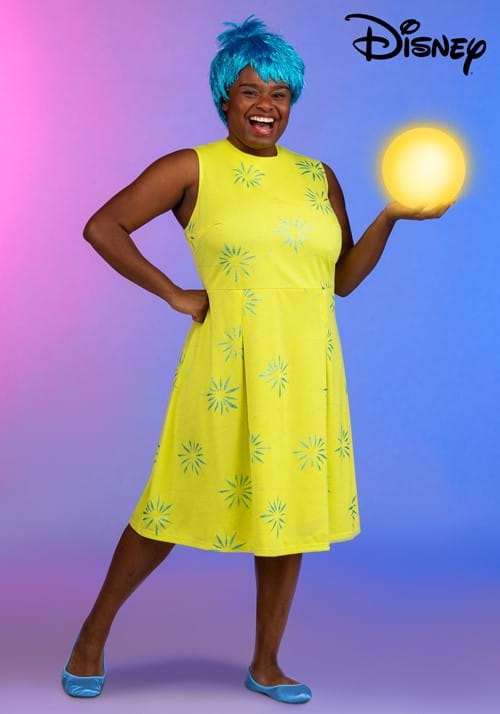 Women's Plus Size Disney and Pixar Inside Out Joy Costume - US 9981