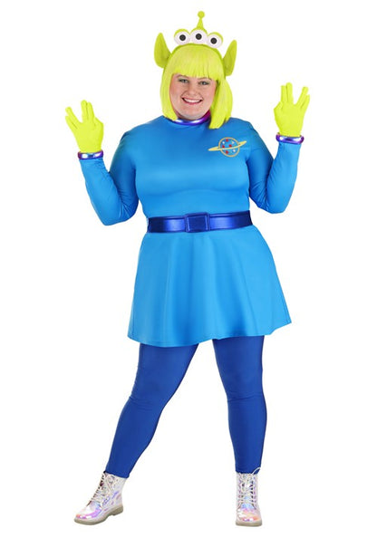 Women's Plus Size Disney and Pixar Toy Story Alien Costume Dress - US 7830