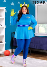 Women's Plus Size Disney and Pixar Toy Story Alien Costume Dress - US 7830