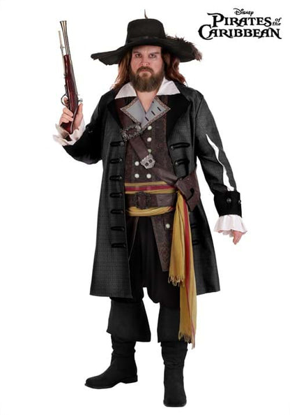 Plus Size Disney Captain Barbossa Costume for Men - US 8270