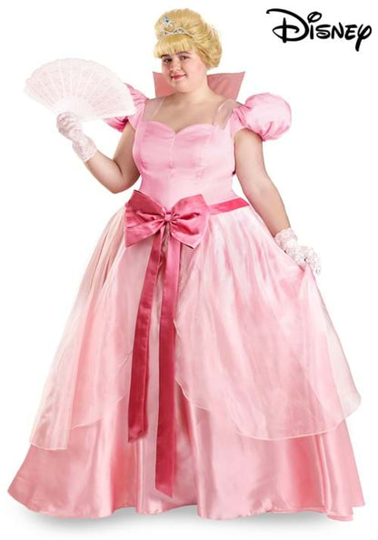 Women's Plus Size Disney Princess and the Frog Charlotte Costume Dress - US 3745
