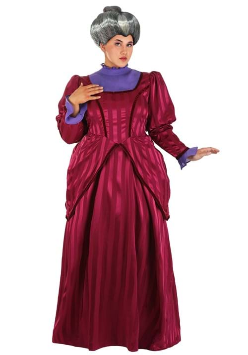 Women's Plus Size Disney Cinderella Lady Tremaine Costume Dress - US 5369