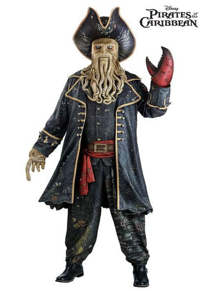 Plus Size Disney Pirates of the Caribbean Men's Davy Jones Costume - US 0663