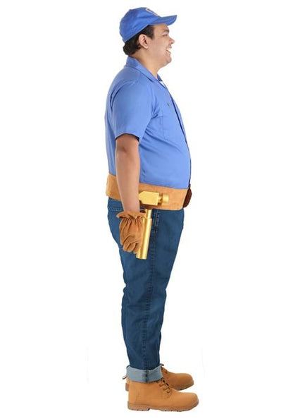 Men's Plus Size Disney Wreck It Ralph Fix It Felix Costume - US 2300