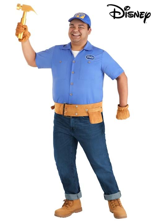 Men's Plus Size Disney Wreck It Ralph Fix It Felix Costume - US 2300