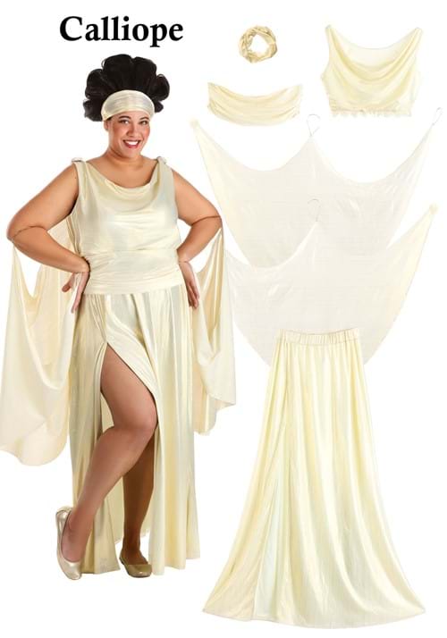 Women's Plus Size Disney Hercules Muses Costume Set - US 7864