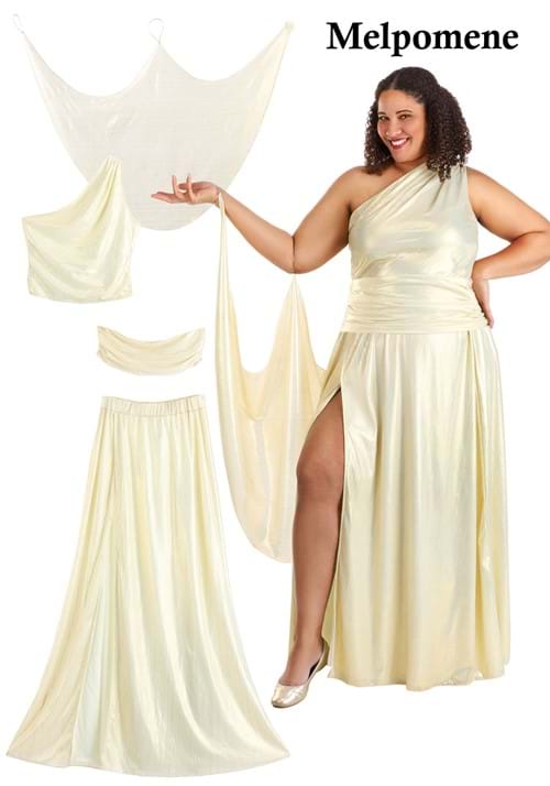 Women's Plus Size Disney Hercules Muses Costume Set - US 7864