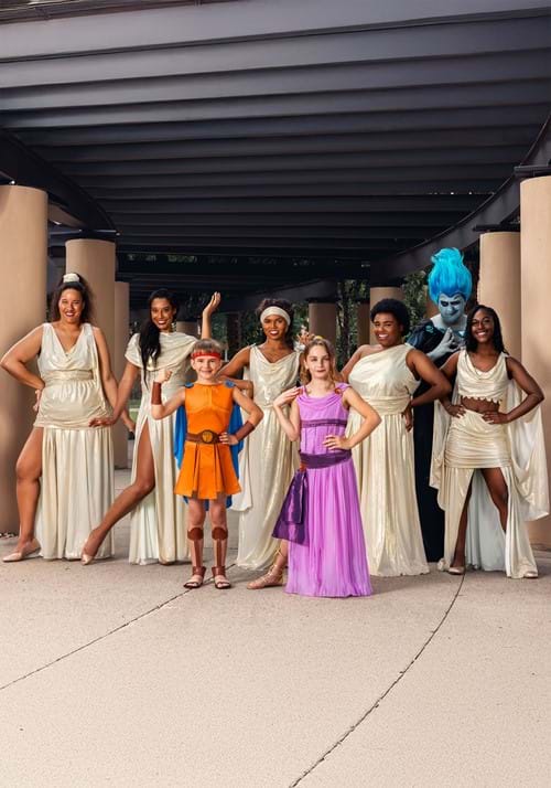 Women's Plus Size Disney Hercules Muses Costume Set - US 7864