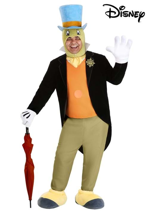 Men's Plus Size Disney Pinocchio Jiminy Cricket Costume - US 1400