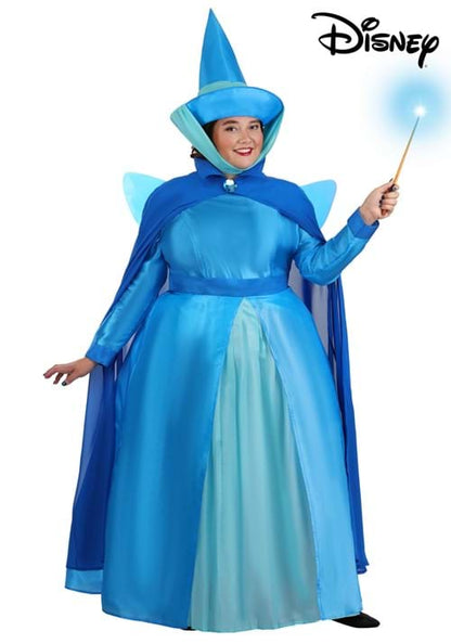 Plus Size Disney Sleeping Beauty Merryweather Costume for Women - US 6203