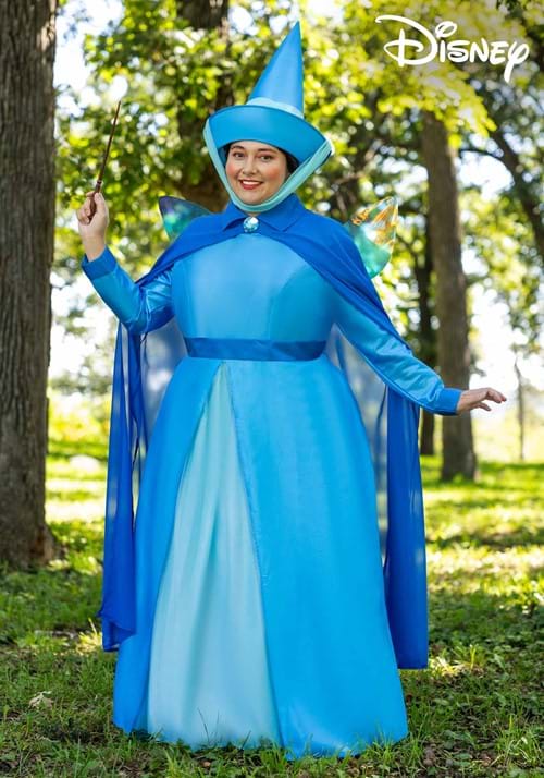 Plus Size Disney Sleeping Beauty Merryweather Costume for Women - US 6203