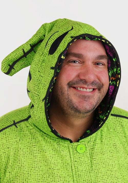 Plus Size Disney Oogie Boogie Onesie Costume for Adults - US 3314