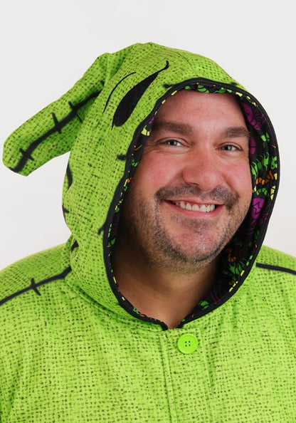 Plus Size Disney Oogie Boogie Onesie Costume for Adults - US 3314
