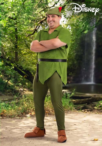 Men's Plus Size Disney Peter Pan Costume - US 8949