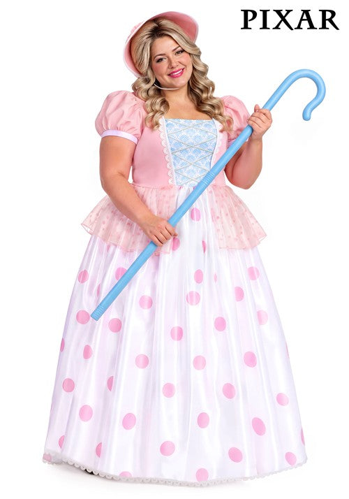 Plus Size Disney Pixar Toy Story Bo Peep Costume Dress for Women - US 2814
