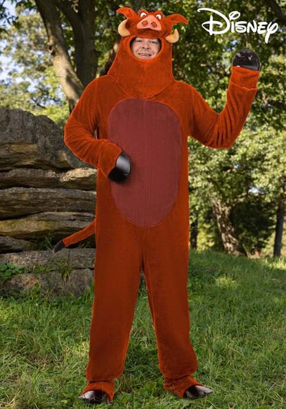 Men's Plus Size Disney The Lion King Pumbaa Costume - US 5818