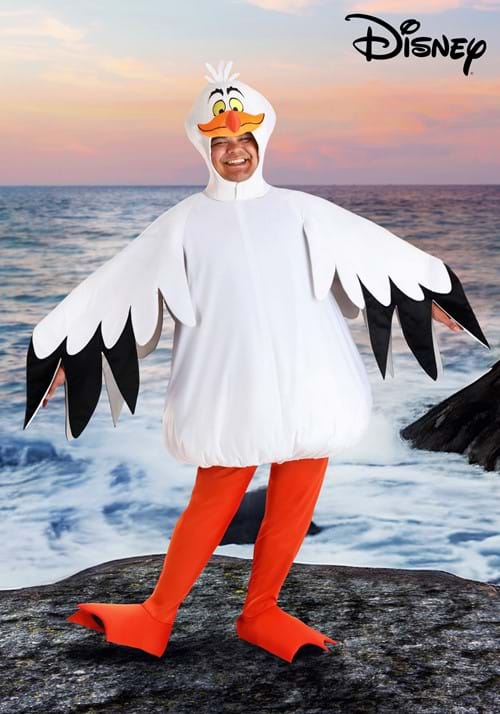 Men's Plus Size Disney The Little Mermaid Scuttle Costume - US 4277