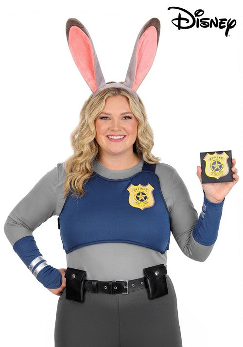 Plus Size Disney Zootopia Judy Hopps Costume Accessory Kit for Women - US 2940