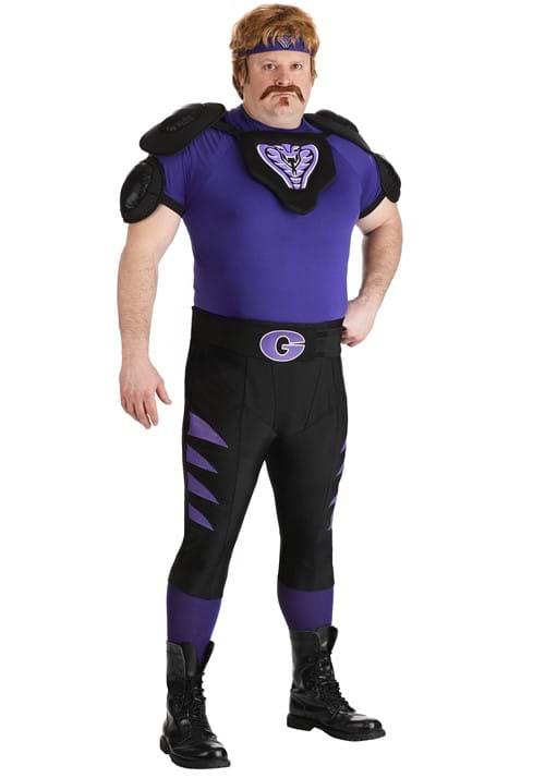 Plus Size Dodgeball Purple Cobra Men's Costume - US 2781