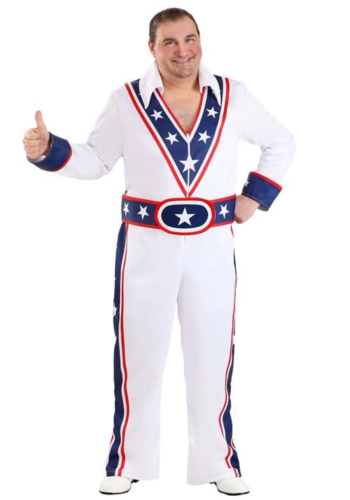 Plus Size Men's Eddie Kablooie Stunt Daredevil Costume - US 2359