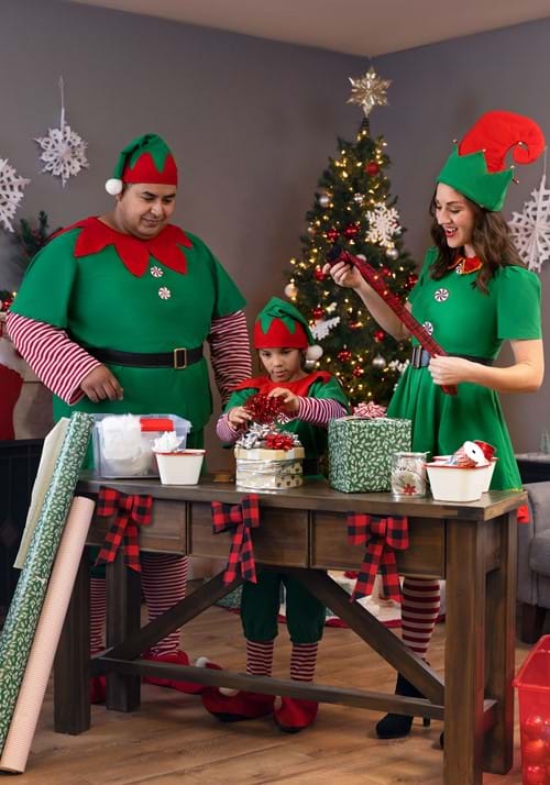Plus Size Holiday Elf Costume - US 6472