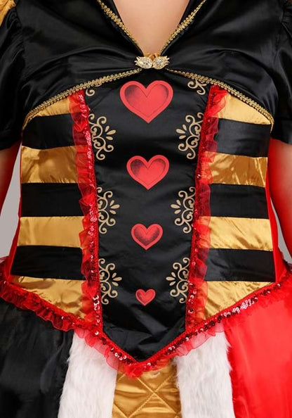 Plus Size Elite Queen of Hearts Costume for Women - US 3969