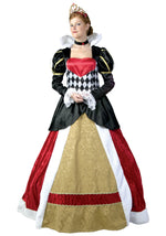 Plus Size Elite Queen of Hearts Women's Costume - US 2741
