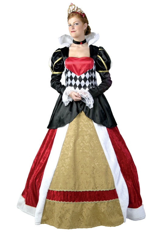 Plus Size Elite Queen of Hearts Women's Costume - US 2741