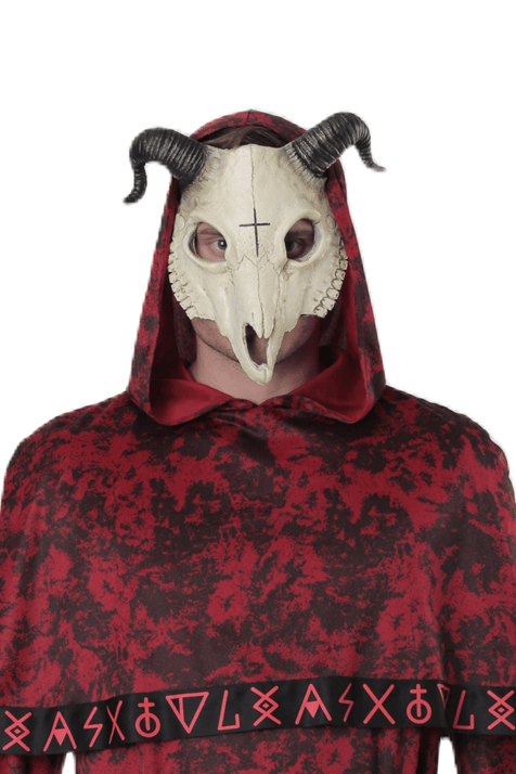 Adult Plus Size Evil Skull Demon Costume - US 6324