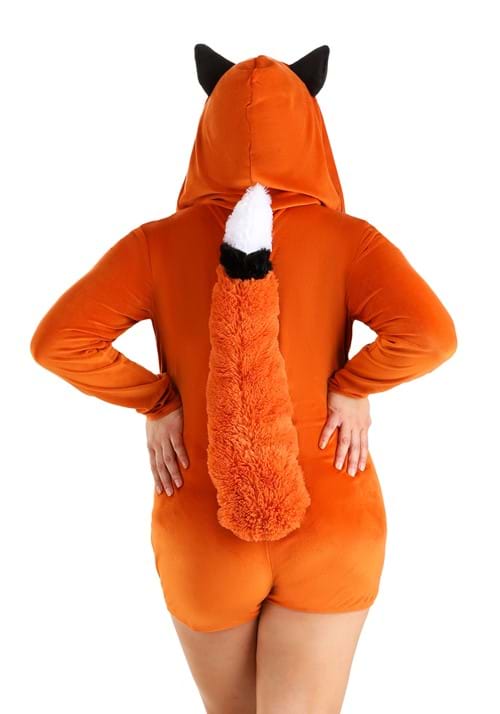 Plus Size Fierce Fox Costume Romper for Women - US 0244