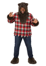 Plus Size Fierce Werewolf Adult Costume - US 5334