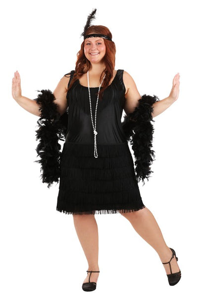 Plus Size 1920's Flapper Costume for Women - US 4375