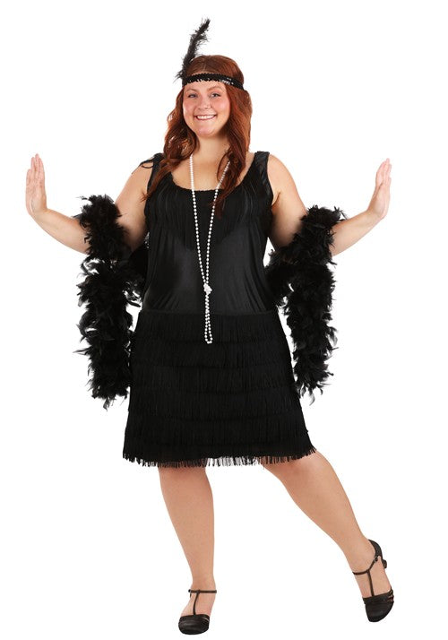 Plus Size 1920's Flapper Costume for Women - US 4375