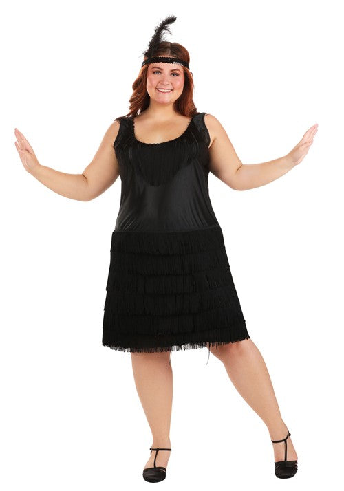 Plus Size 1920's Flapper Costume for Women - US 4375
