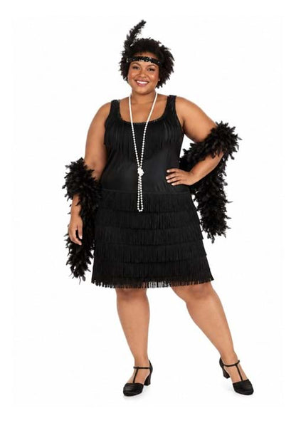 Plus Size 1920's Flapper Costume for Women - US 4375