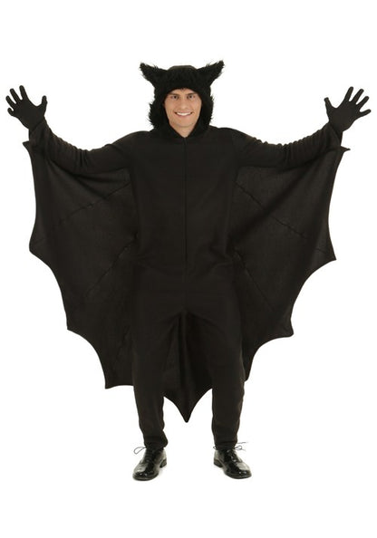 Plus Size Fleece Bat Costume for Adults - US 3749