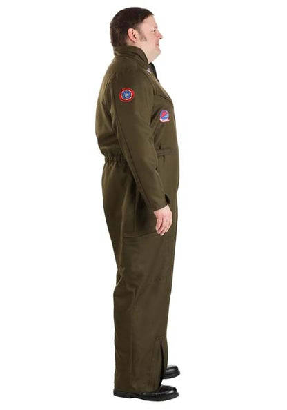 Plus Size Top Gun Deluxe Flight Suit Costume - US 4602