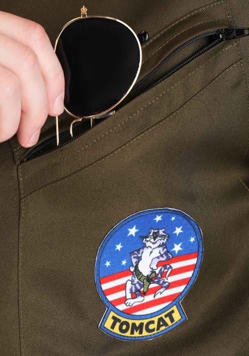 Plus Size Top Gun Deluxe Flight Suit Costume - US 4602