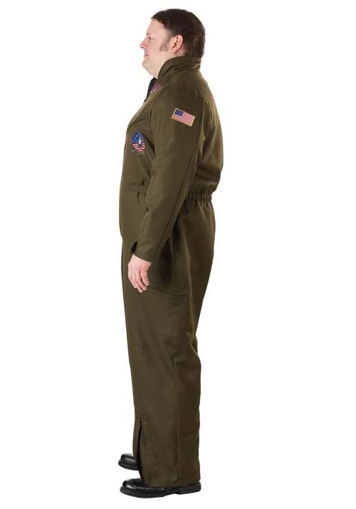 Plus Size Top Gun Deluxe Flight Suit Costume - US 4602