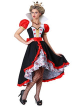 Women's Plus Size Flirty Queen of Hearts Costume - US 0654