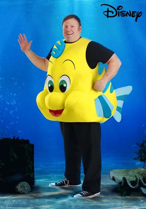 Disney The Little Mermaid Plus Size Flounder Costume - US 8702