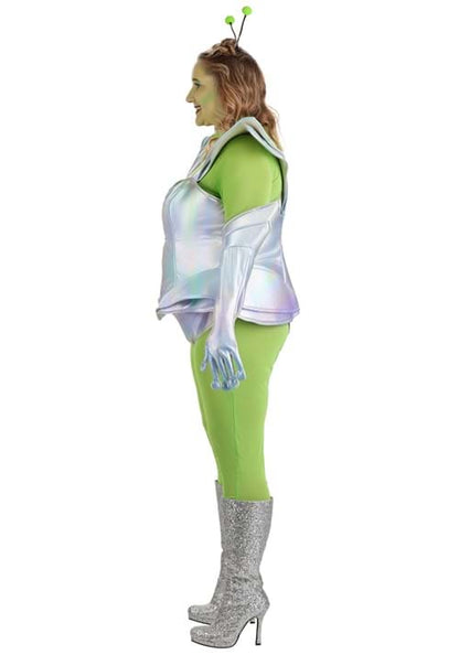 Plus Size Galactic Alien Babe Costume for Women - US 9504