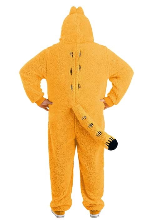 Adult Plus Size Garfield Costume Onesie - US 4664