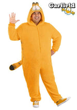 Adult Plus Size Garfield Costume Onesie - US 4664